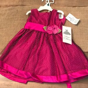 NWT Rare Editions Magenta Formal Dress